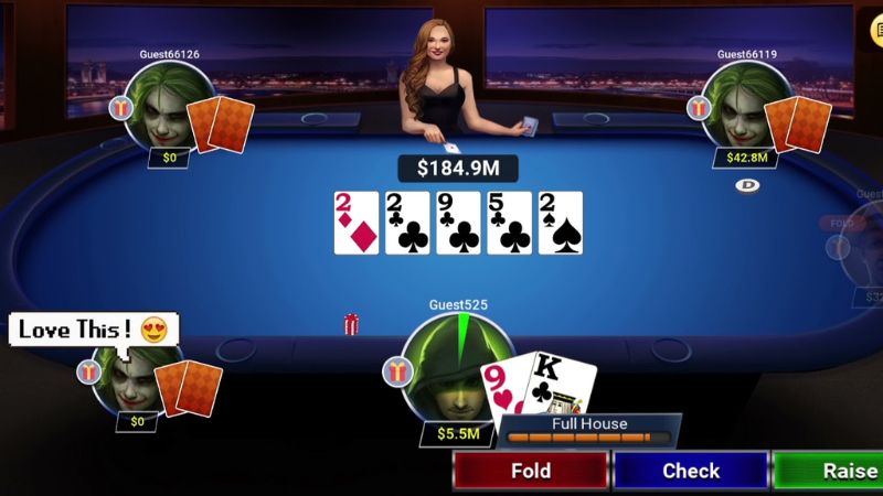 Game poker tại Hitclub một trong những sàn chơi poker uy tín hiện nay